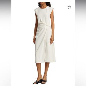 Tanya Taylor Cody Crepe Sleeveless Midi-Dress